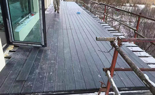 冬季加热户外甲板的方法